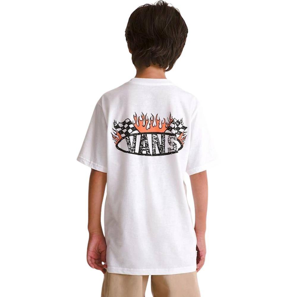 VANS TEEN RACING FLAMES SS TEE