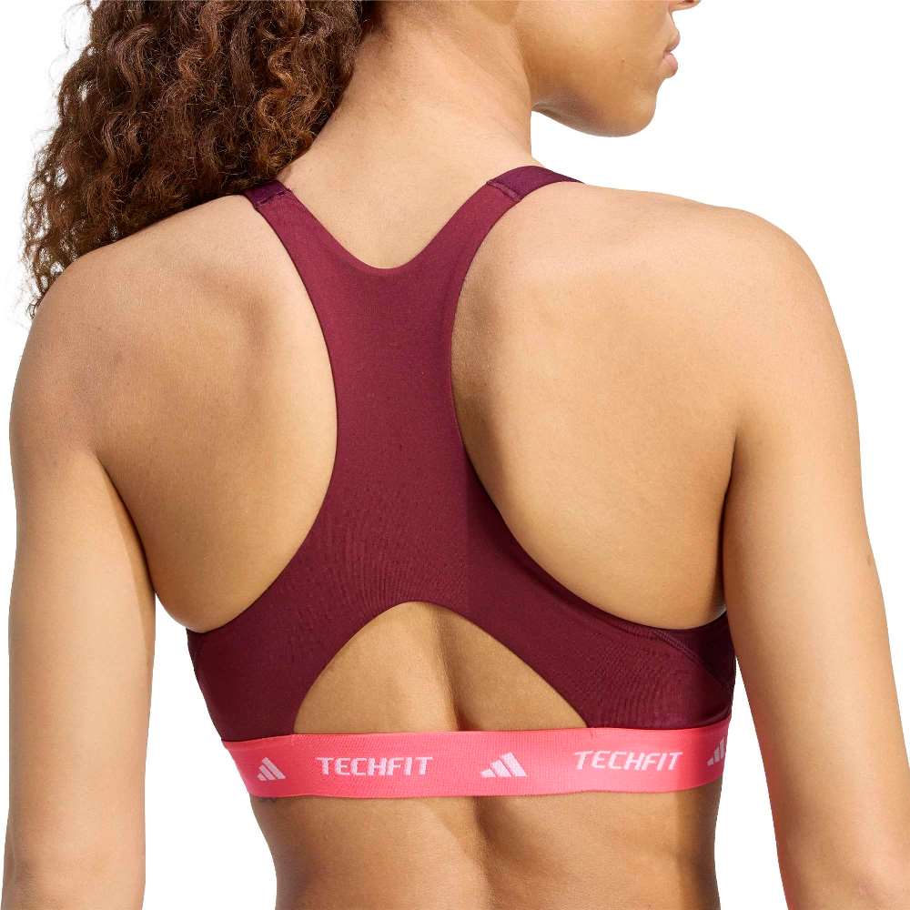 ADIDAS TECHFIT WORKOUT COLOR BLOCK MEDIUM SUPPORT BRA