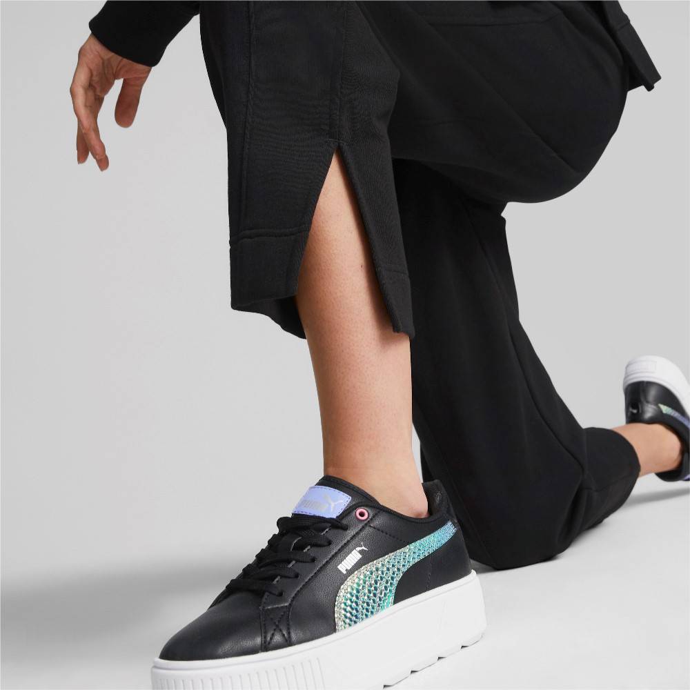 PUMA HER WOMENS FRENCH TERRY HIGH-WAIST PANT