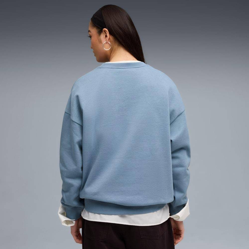 PUMA ESS PUMA LOGO OVERSIZED CREW FL
