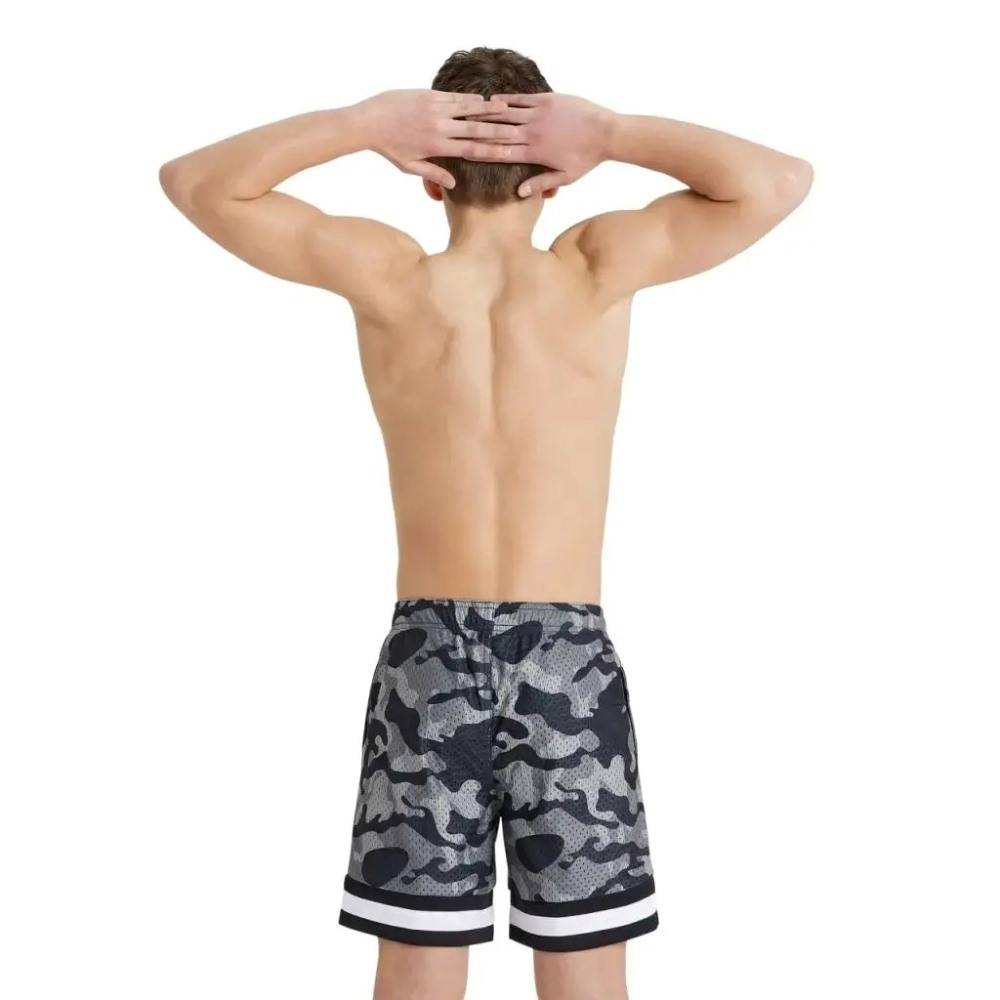 ARENA BOYS BEACH CAMO ALLOVER SWIMSHORT
