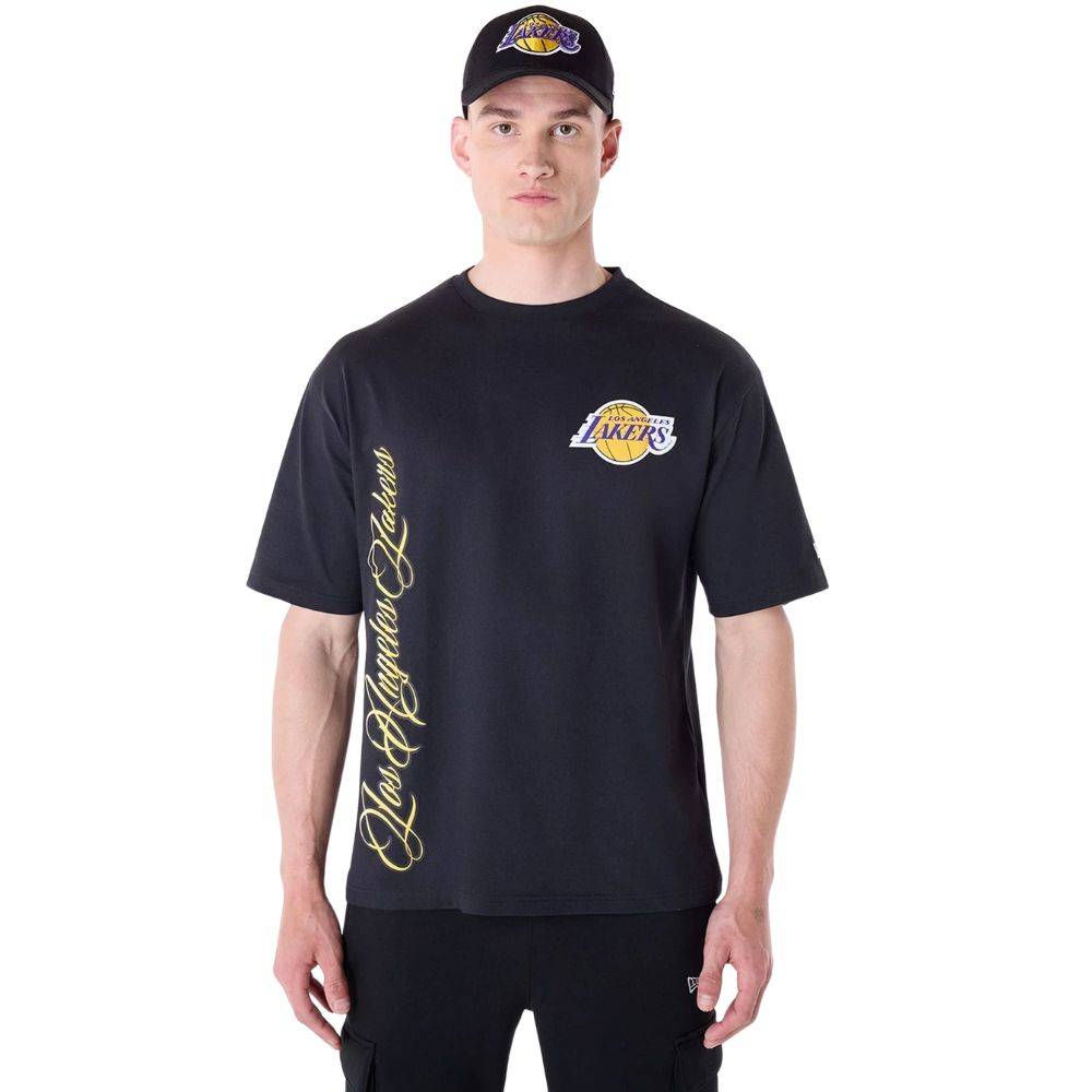 NEW ERA NBA FONT GRAPHC TEE LOS ANGELES LAKERS