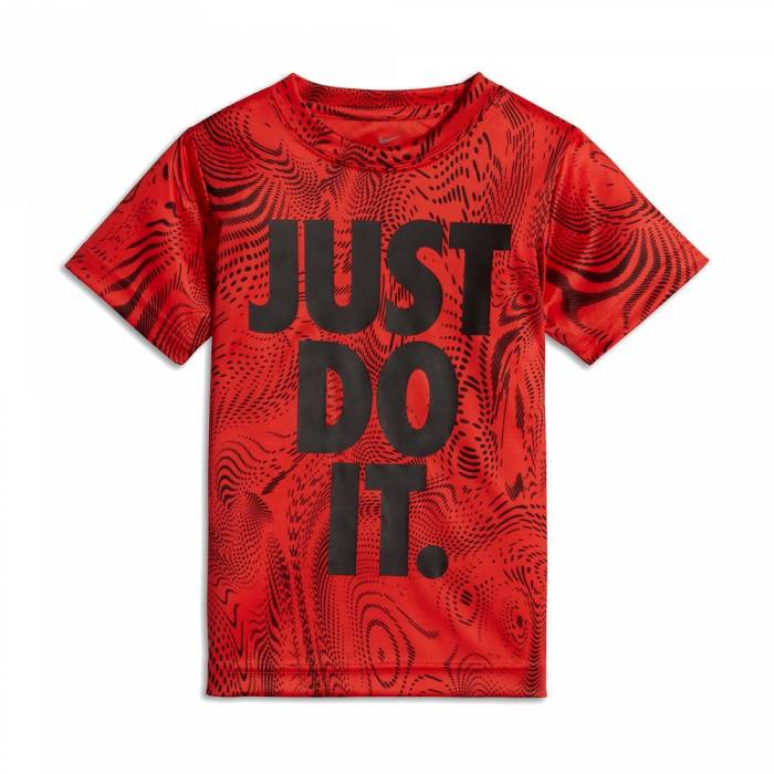 NIKE LITTLE BOYS JDI MOIRE MESH TEE