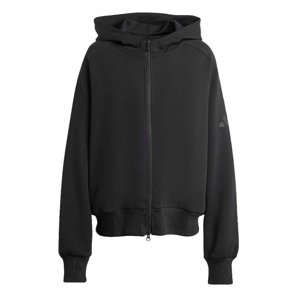 ADIDAS SOFT LUX FULL-ZIP HOODIE