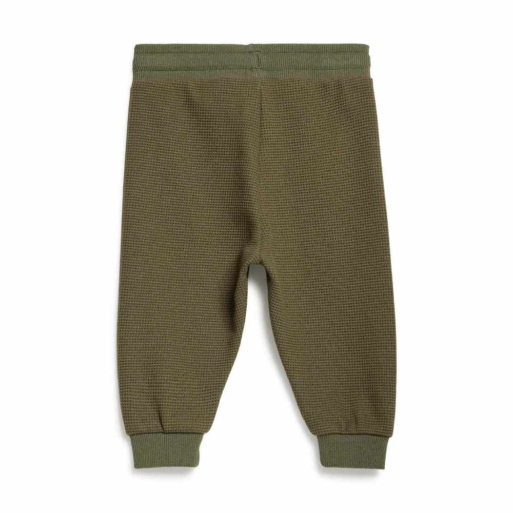 ADIDAS ORIGINALS INFANT LOOSE WAFFLE SWEAT JOGGER SET