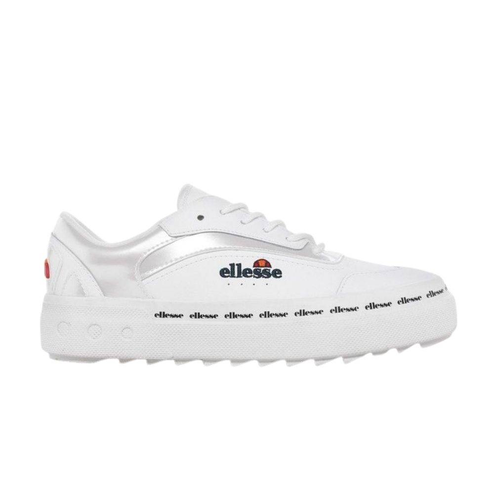 ELLESSE ALZINA LEATHER TRAINERS WOMENS