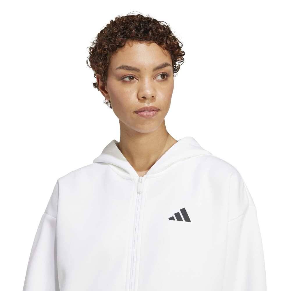 ADIDAS FUTURE ICONS THREE STRIPES FULL ZIP HOODIE