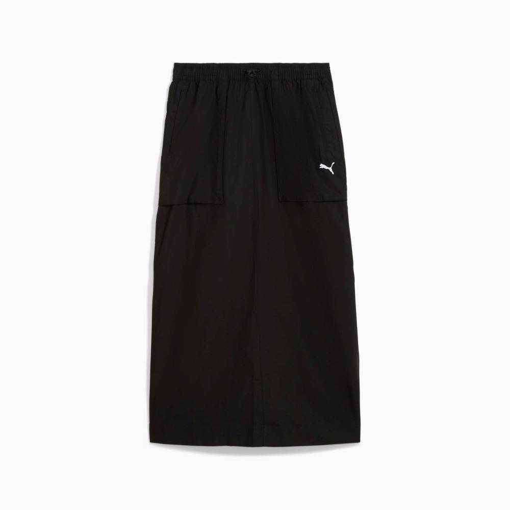 PUMA FUTURE ARCHIVE ZIP-OFF MAXI WOVEN SKIRT
