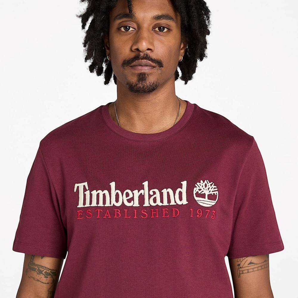 TIMBERLAND ESTABLISHED 1973 EMBROIDERY LOGO T-SHIRT