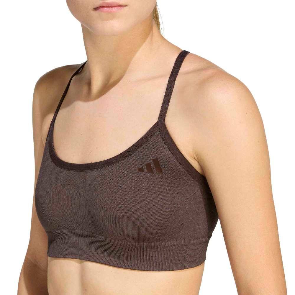 ADIDAS WORKOUT ESSENTIALS KNIT LIGHT SUPPORT BRA