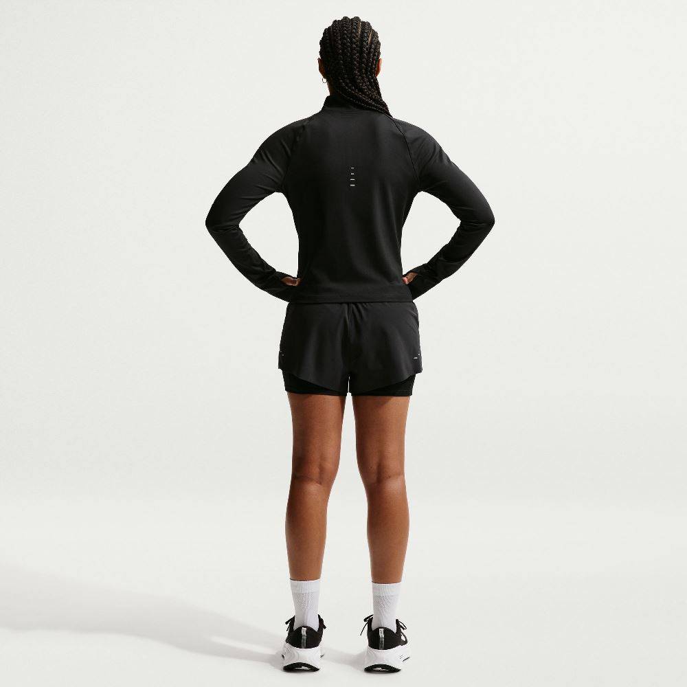 NIKE SWIFT DRI-FIT MID-RISE 2-IN-1 RUN SHORT