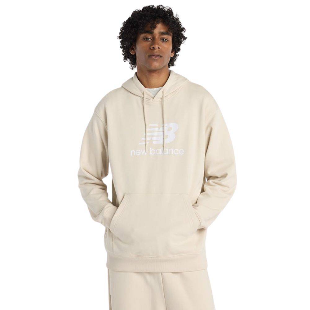 NEW BALANCE STACKED LOGO FRENCH TERRY HOODIE