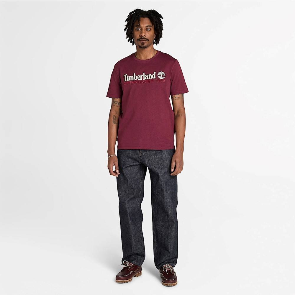 TIMBERLAND ESTABLISHED 1973 EMBROIDERY LOGO T-SHIRT
