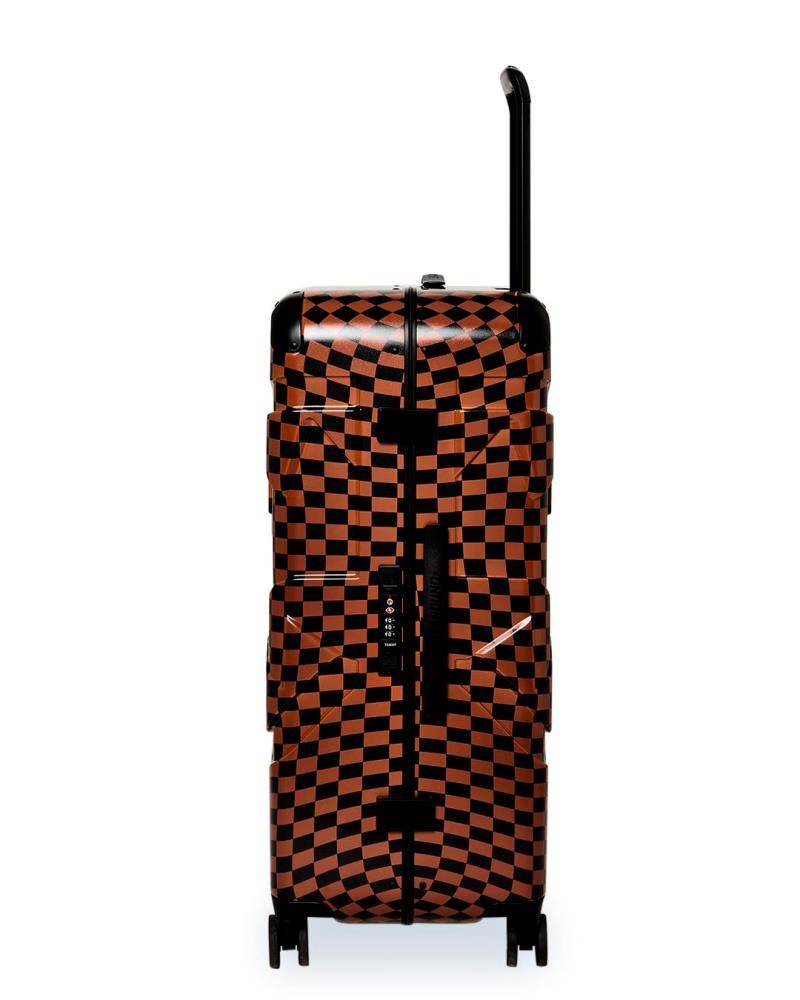 SPRAYGROUND RED REDEMPTION LARGE HARD LUGGAGE
