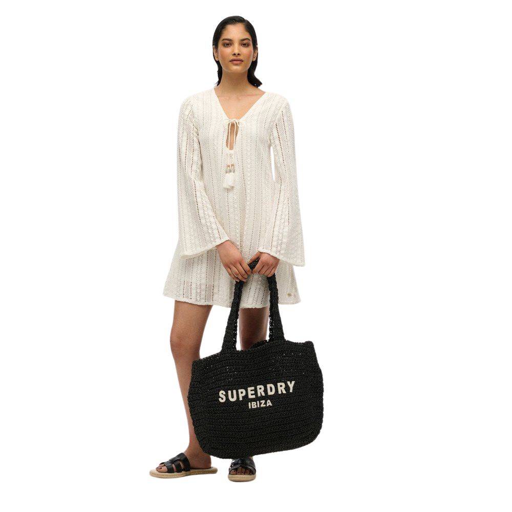 SUPERDRY RAFFIA CITY TOTE