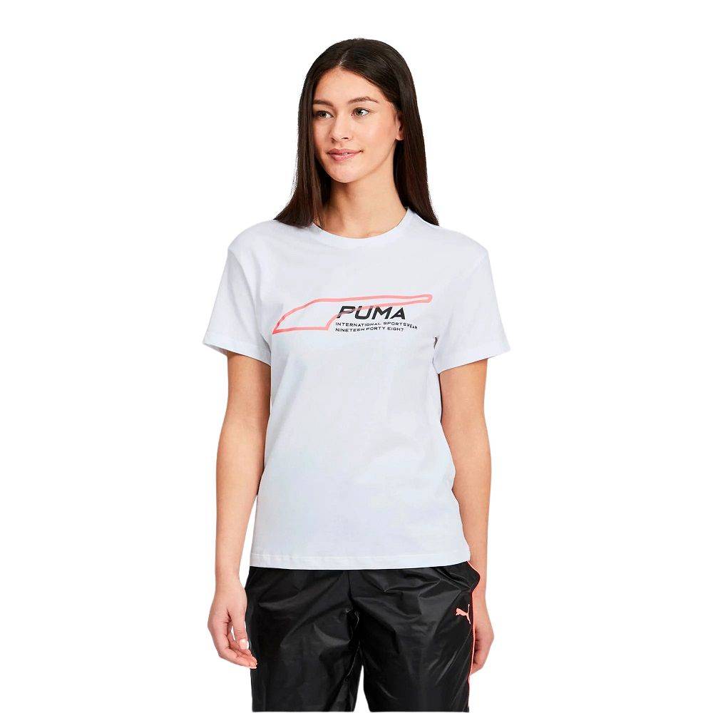 PUMA EVIDE DORMSTRIP TEE WOMENS