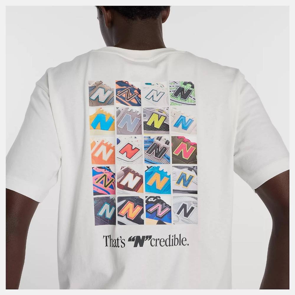 NEW BALANCE COLLAGE BACK PRINT TEE