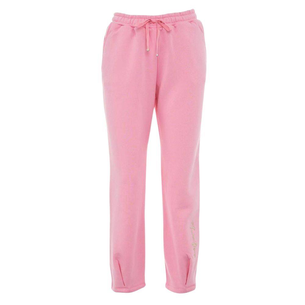 LIU JO JOGGERS WITH GOLD EMBROIDERY