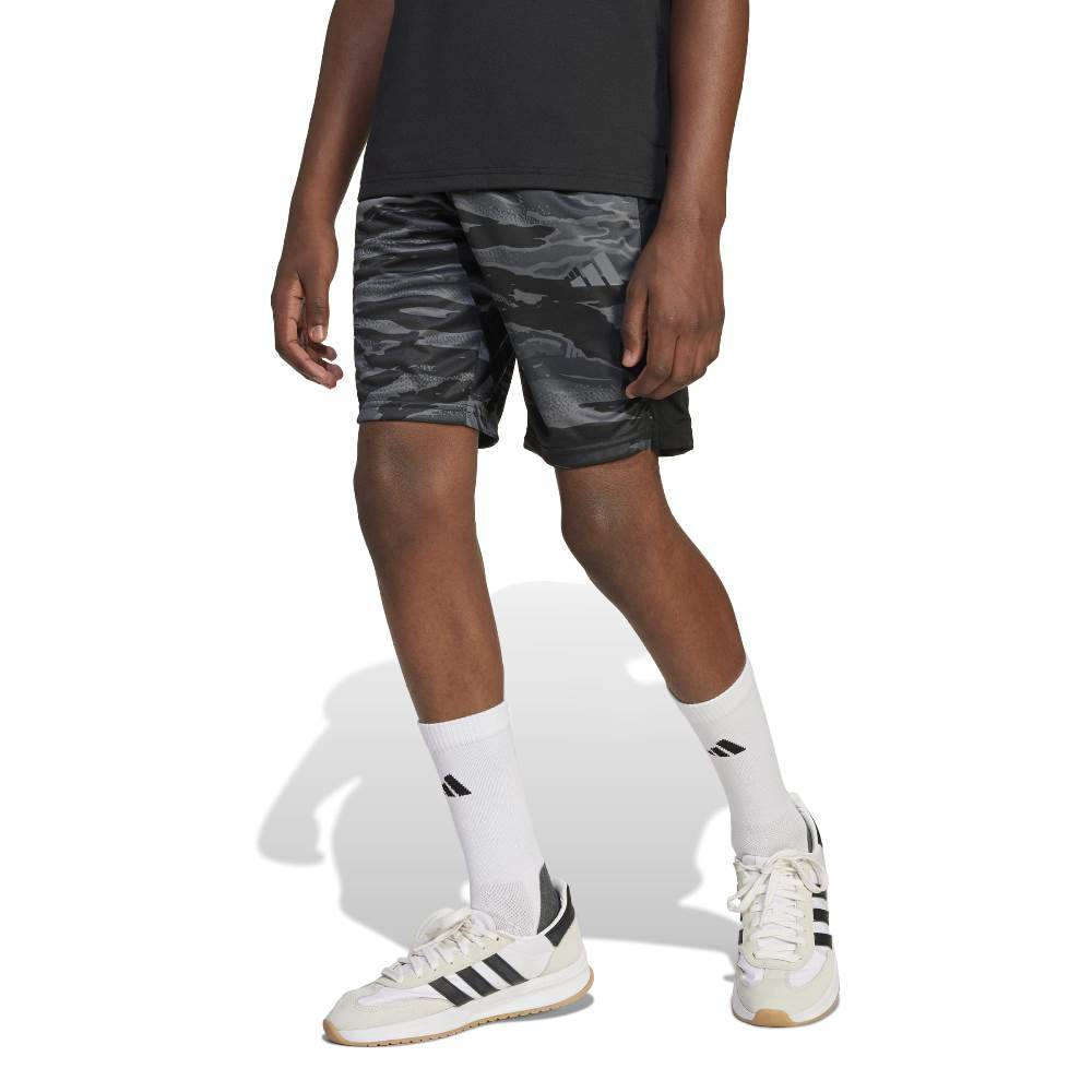ADIDAS YOUTH TRAIN ESSENTIALS CAMO PRINT SHORT