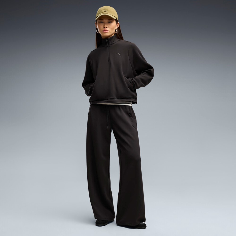 PUMA PUMATECH SENSE WIDE LEG PANTS DK OP