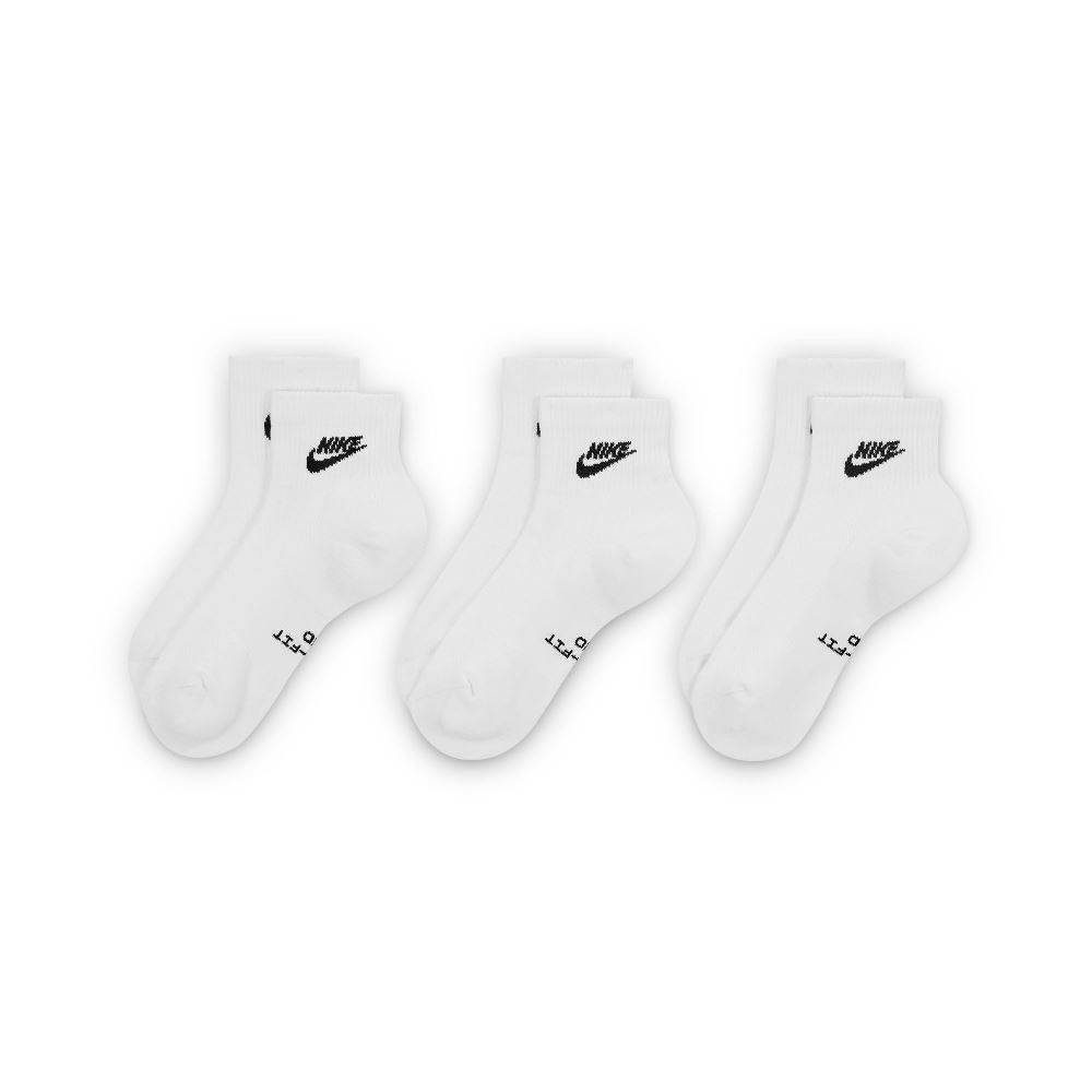 NIKE EVERYDAY ELEVATED ANKLE FUTURASOCKS (3-PAIRS)
