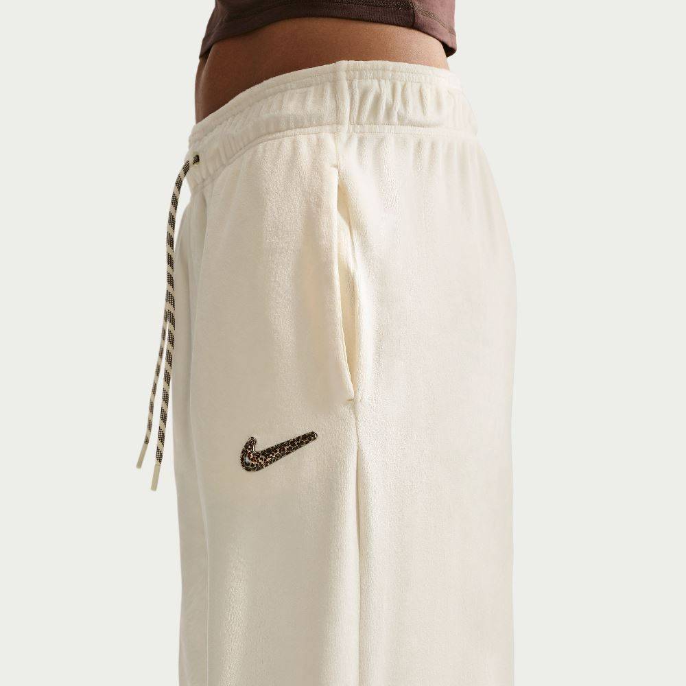 NIKE NSW WOMENS HIGH-WAISTED WIDE-LEG VELOUR PANT