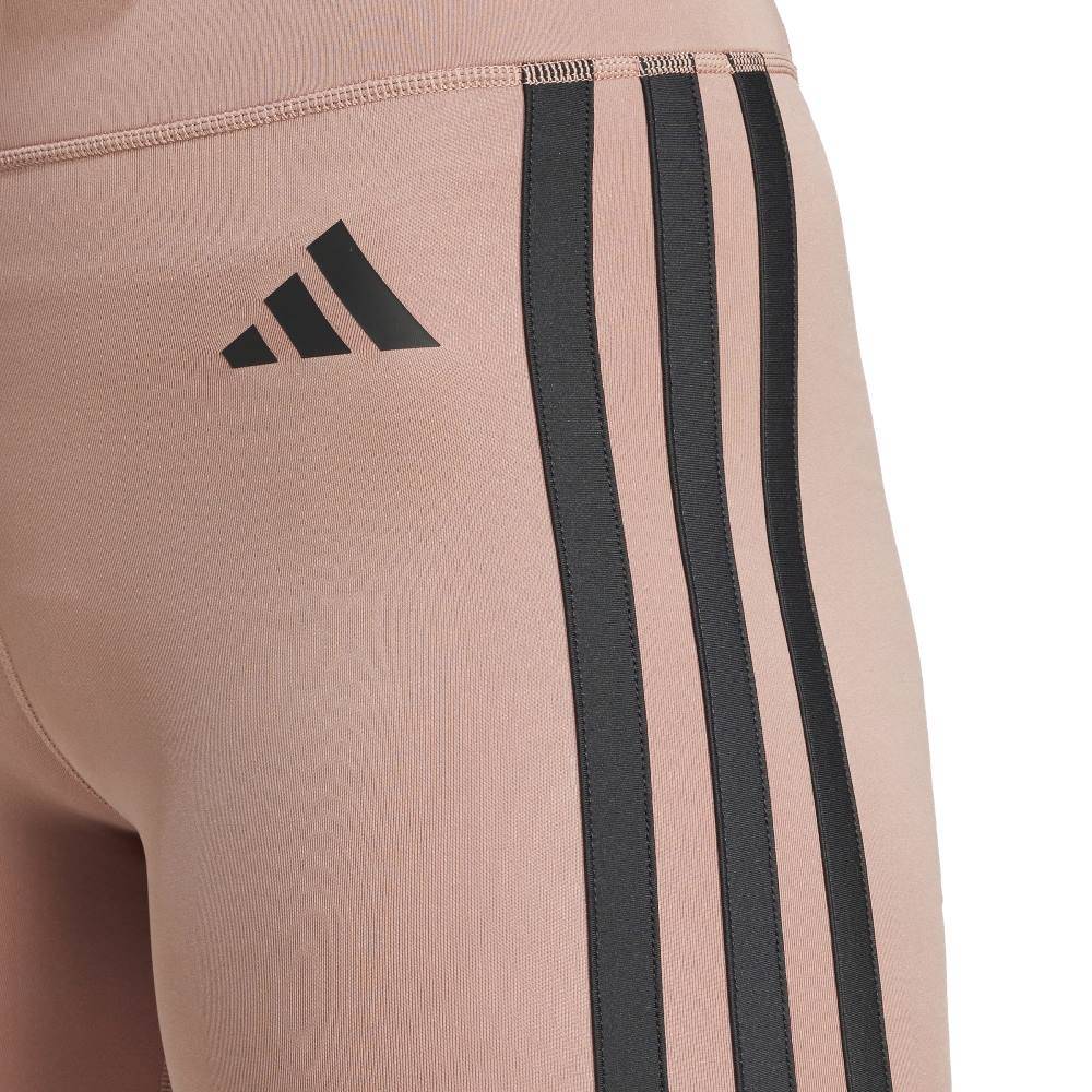 ADIDAS OPTIME ESSENTIALS WORKOUT 3-STRIPES SHORT LEGGINGS