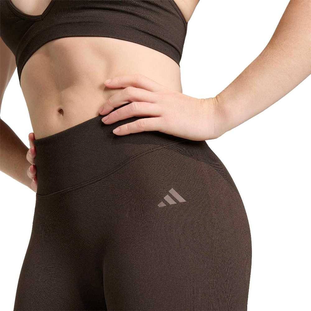 ADIDAS WORKOUT ESSENTIALS KNIT SCRUNCH FULL LENGTH LEGGINGS