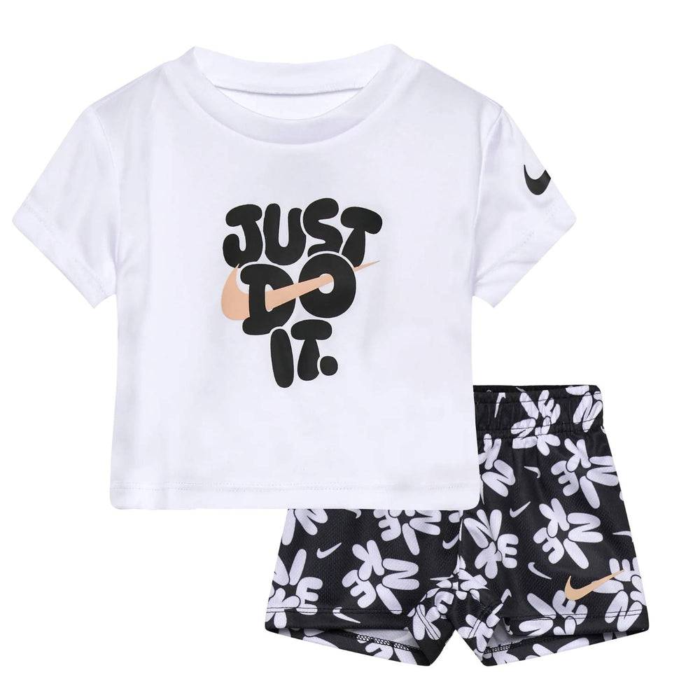 NIKE INFANT GIRLS BOLD PLAY MESH SHORT SET