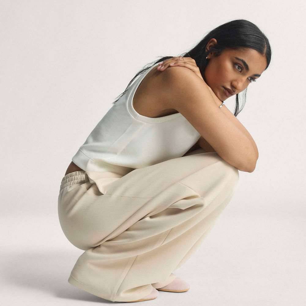 ADIDAS SOFT LUX STRAIGHT LEG PANTS