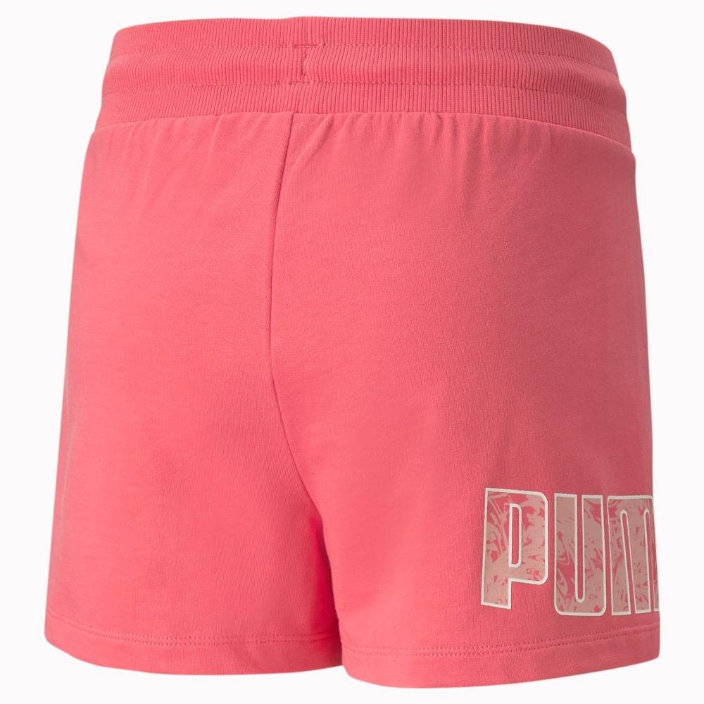 PUMA HIGH-WAIST GIRLS SHORTS