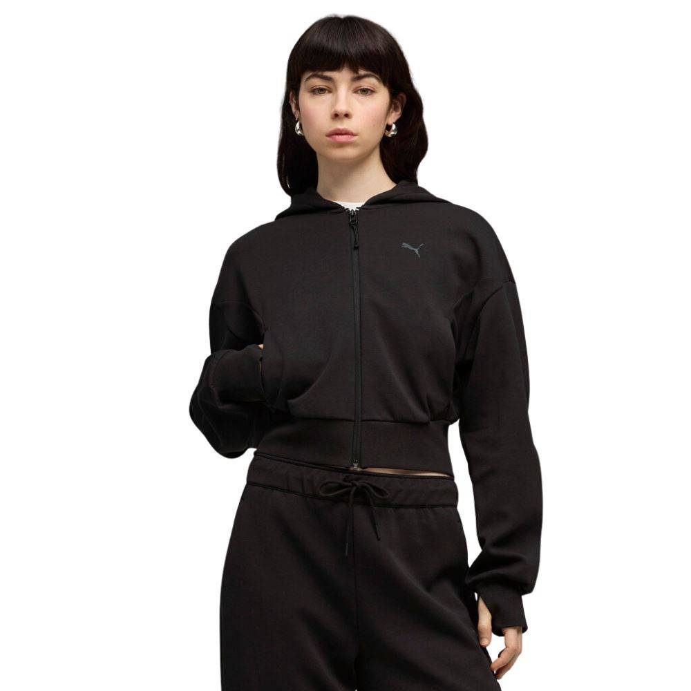 PUMA PUMATECH SENSE FULL-ZIP SOFT TOUCH DRYCELL HOODIE DK