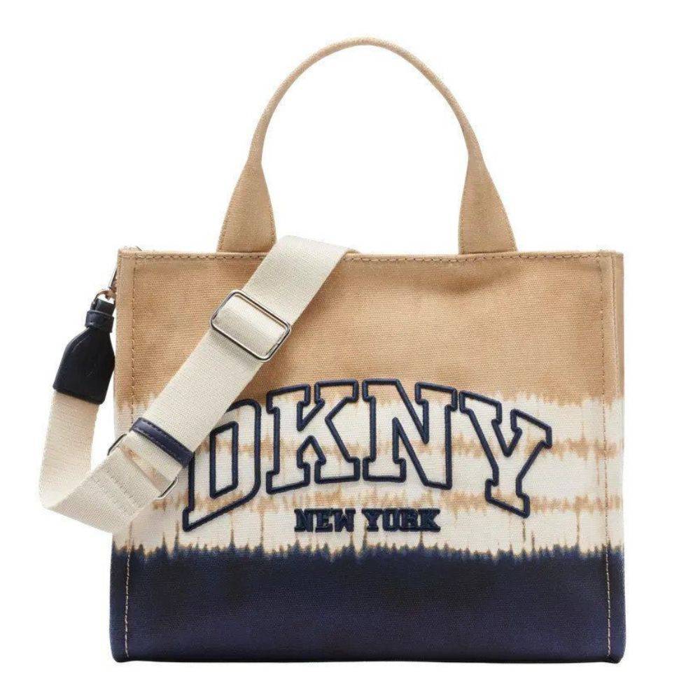 DKNY HADLEE PRINTED CANVAS MEDIUM TOTE BAG