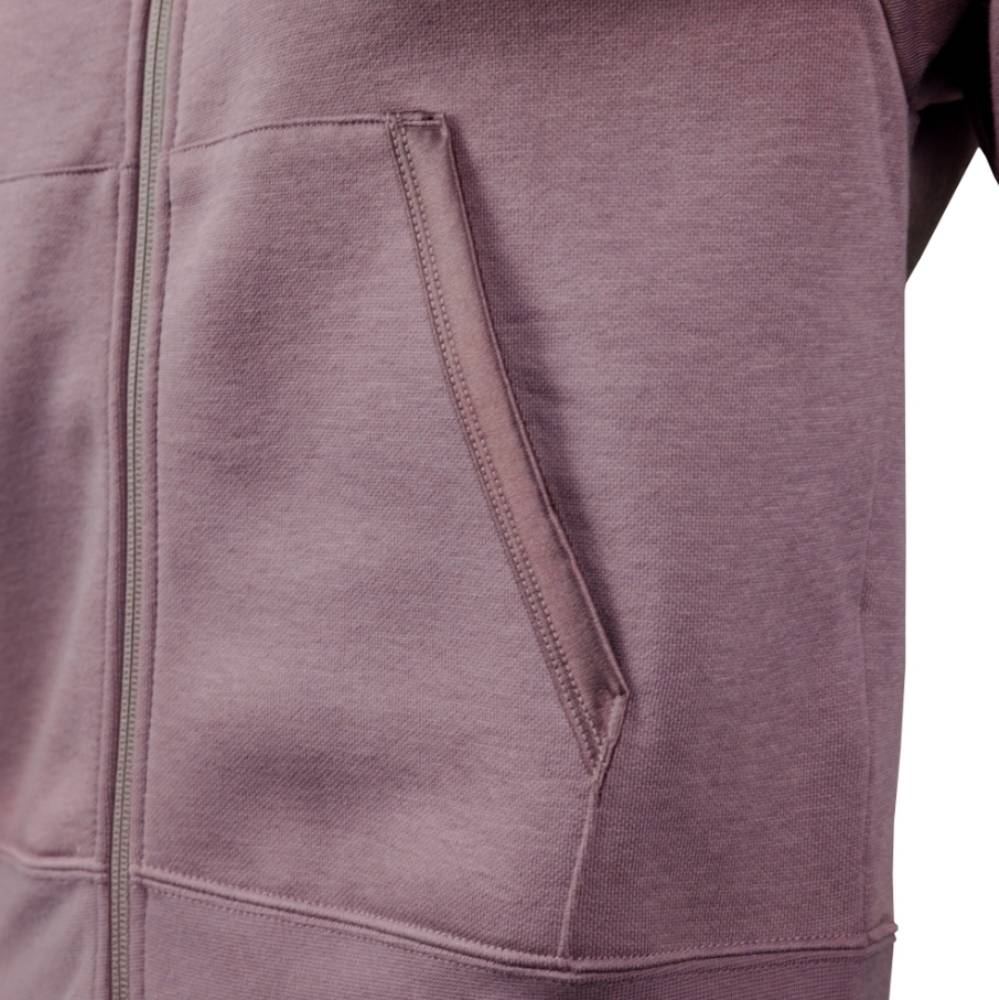 PUMA ESS ELEVATED SATIN FZ HOODIE FL