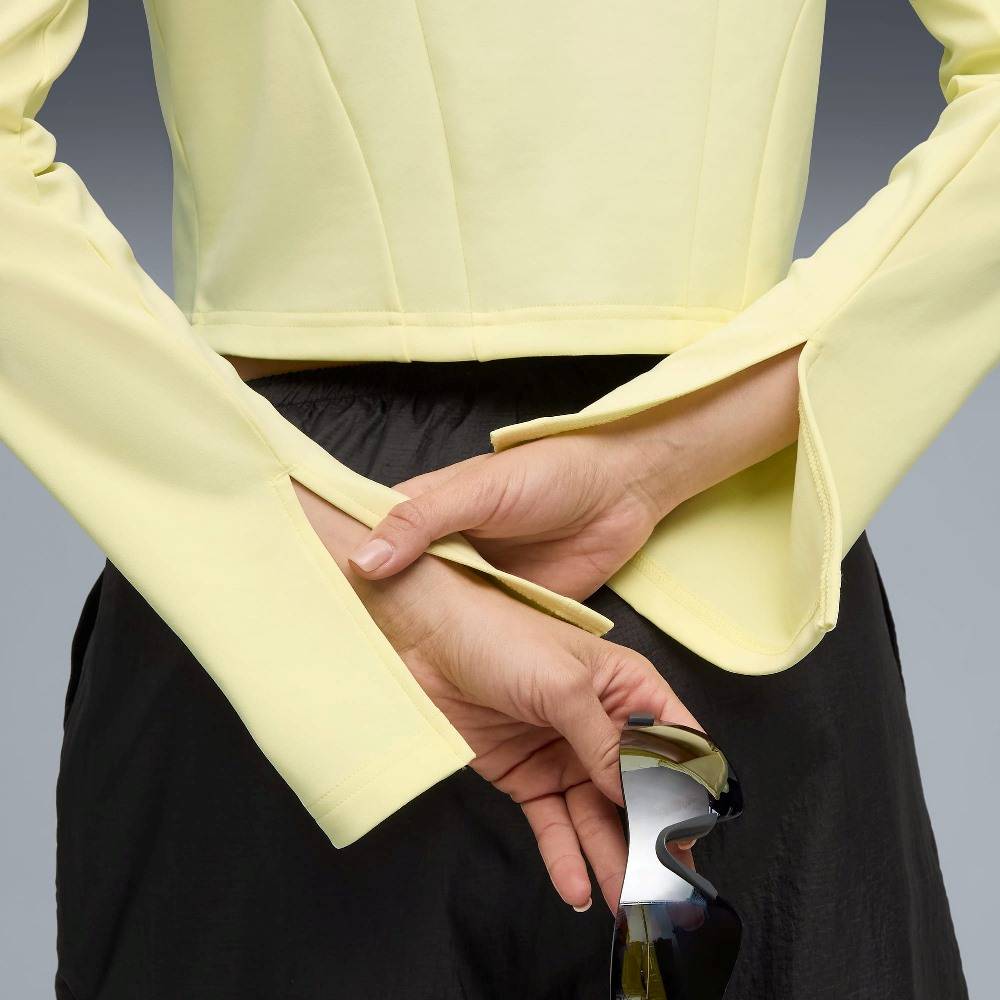 PUMA DARE TO SLIM CROPPED TRACK JACKET