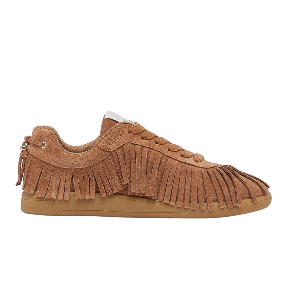 LIU JO CONNOR 04 - SUEDE FRINGE LOW SNEAKER