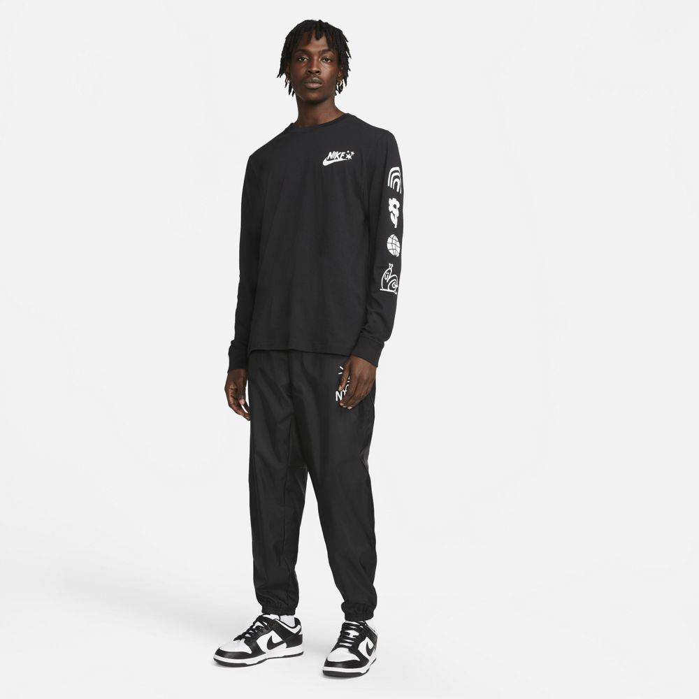 NIKE SPORTSWEAR JUBRID LONG-SLEEVE STATEMENT OPEN TEE