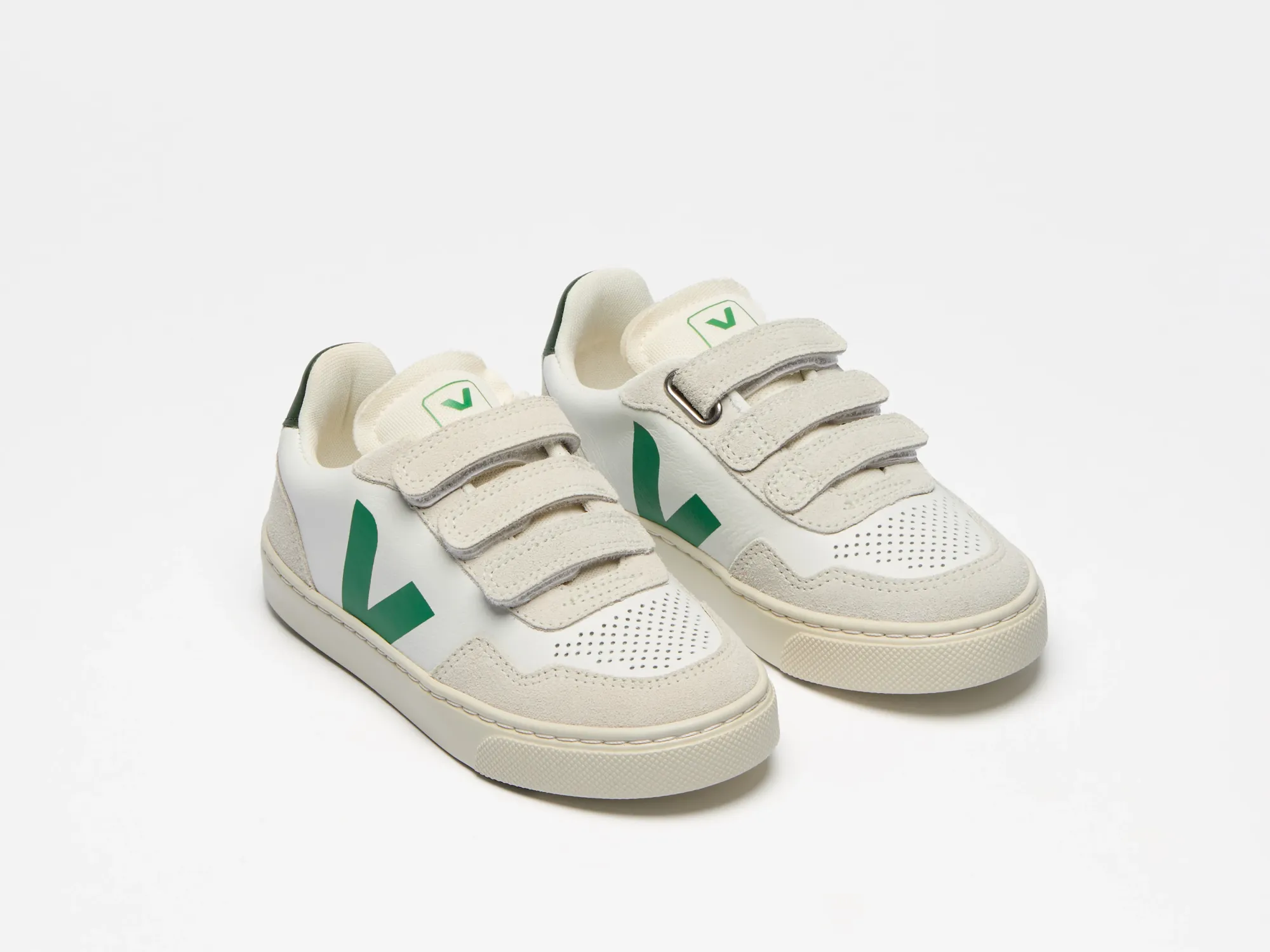 VEJA V-90 ORGANIC TRACED LEATHER JUNIOR