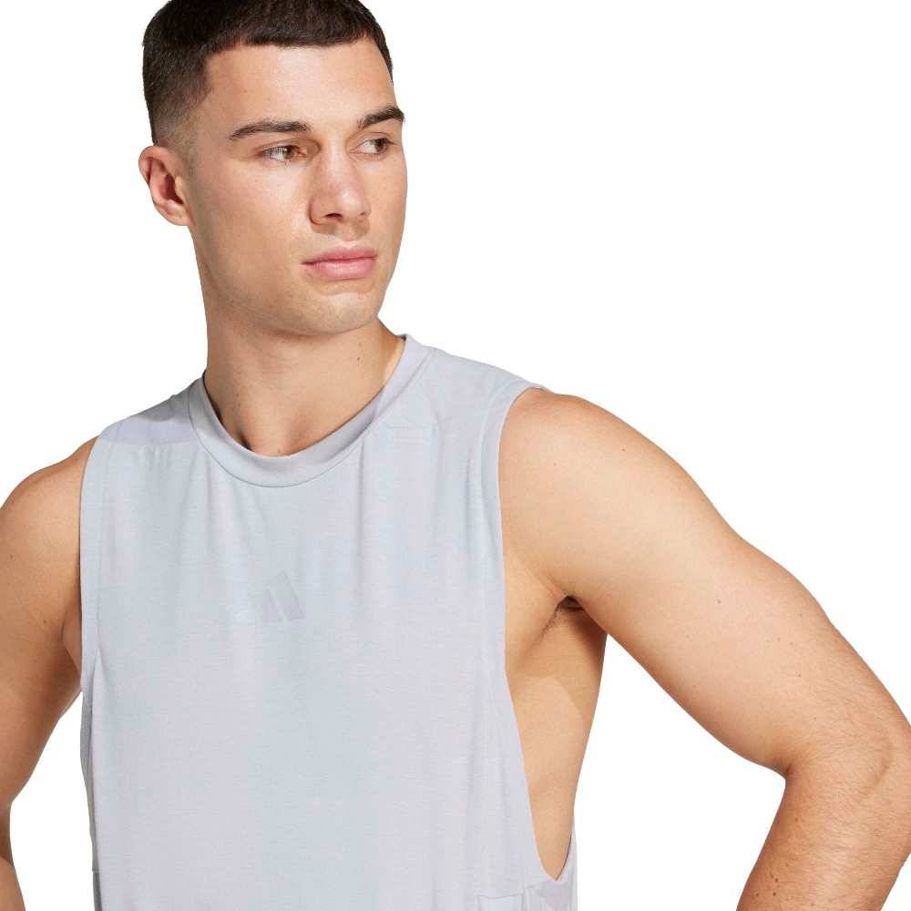 ADIDAS M D4T WORKOUT 3 STRIPES TANK