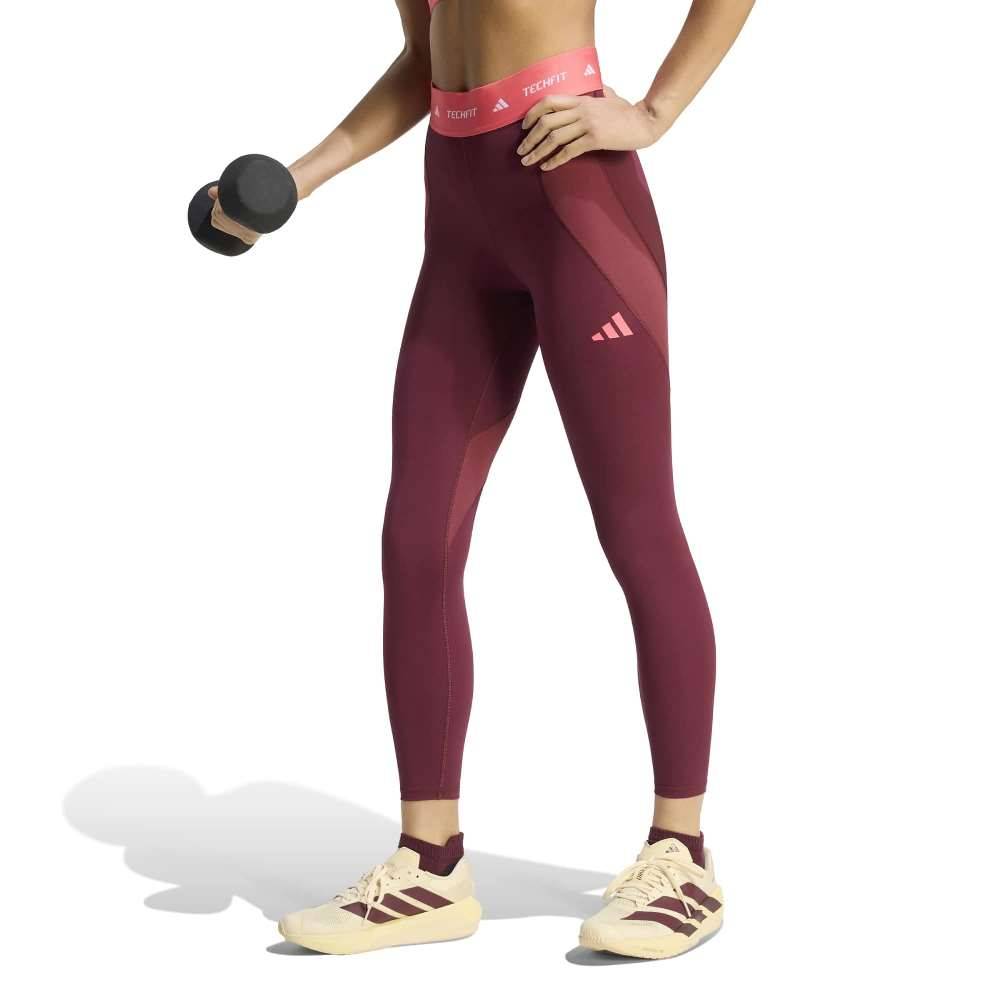 ADIDAS TECHFIT WORKOUT COLOR BLOCK 7/8 LEGGINGS