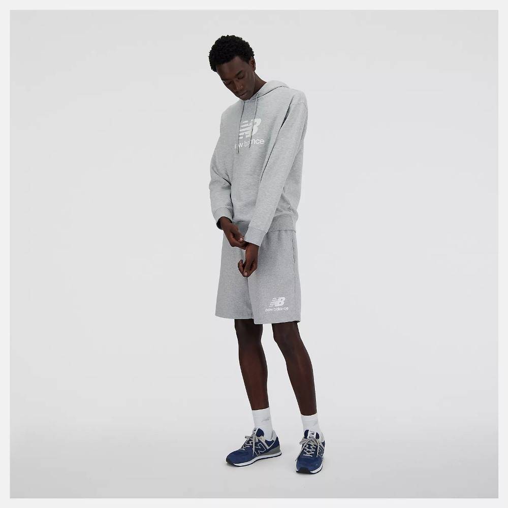 NEW BALANCE STACKED LOGO FRENCH TERRY HOODIE