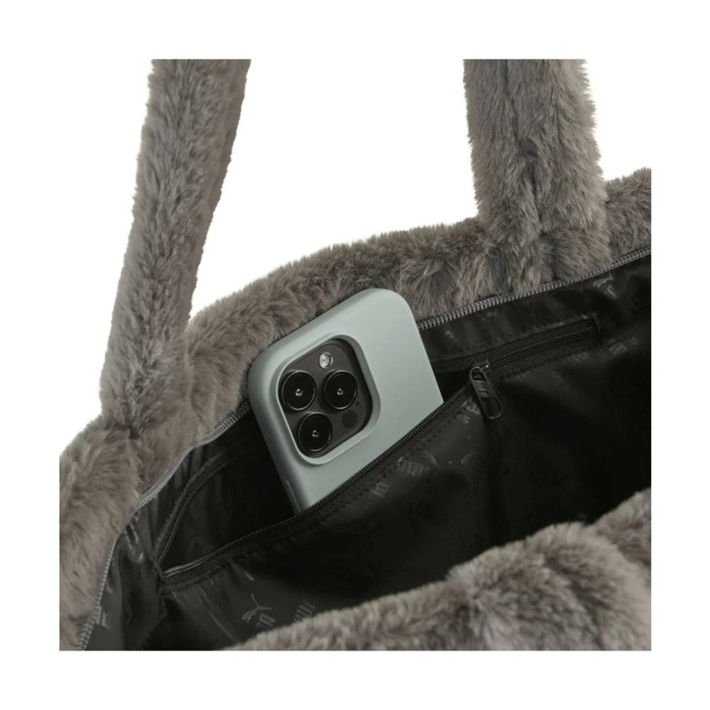 PUMA UP FAUX FUR SHOPPER