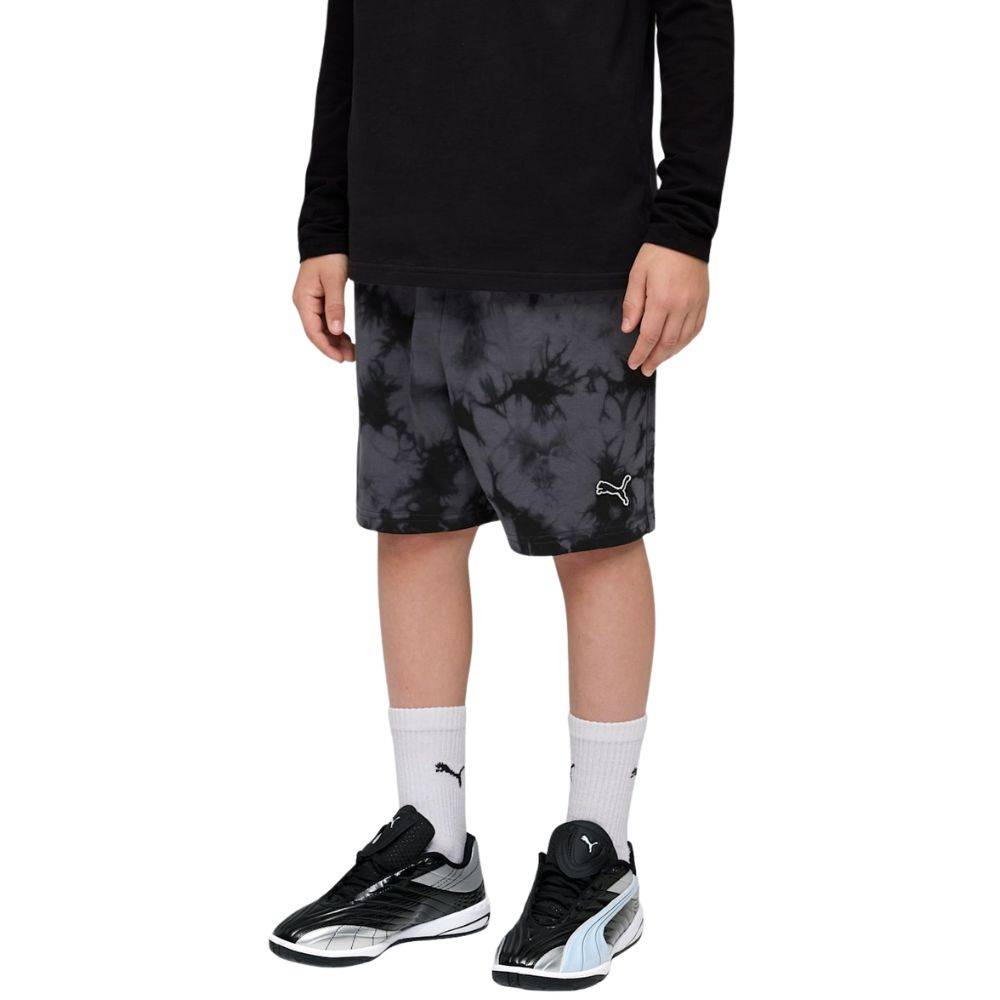 PUMA ESS ELEVATED RELAXED TIE-DYE SHORTS TR