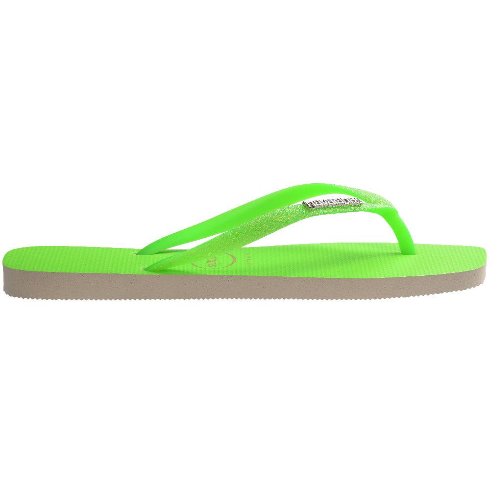 HAVAIANAS SLIM SQUARE GLITTER NEON