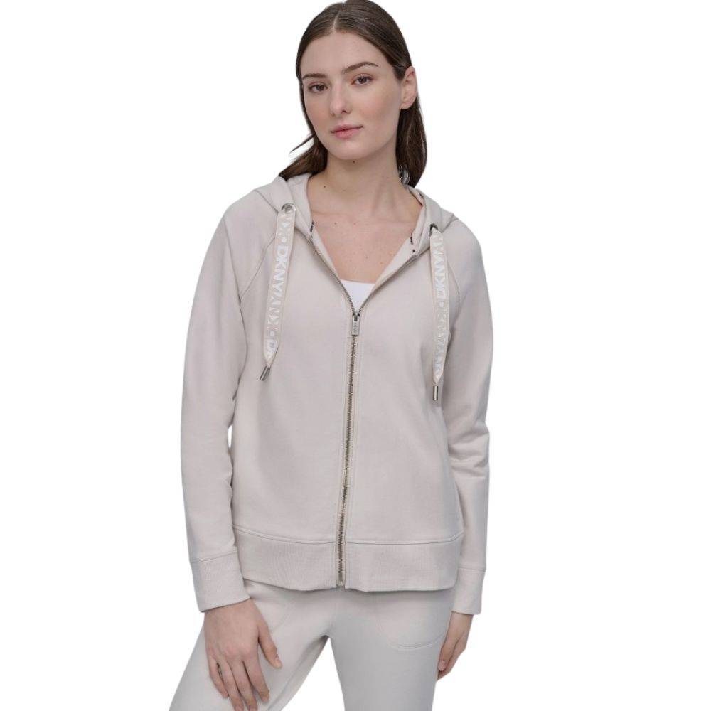 DKNY LOGO DRAWSTRING PERFORMANCE HOODIE