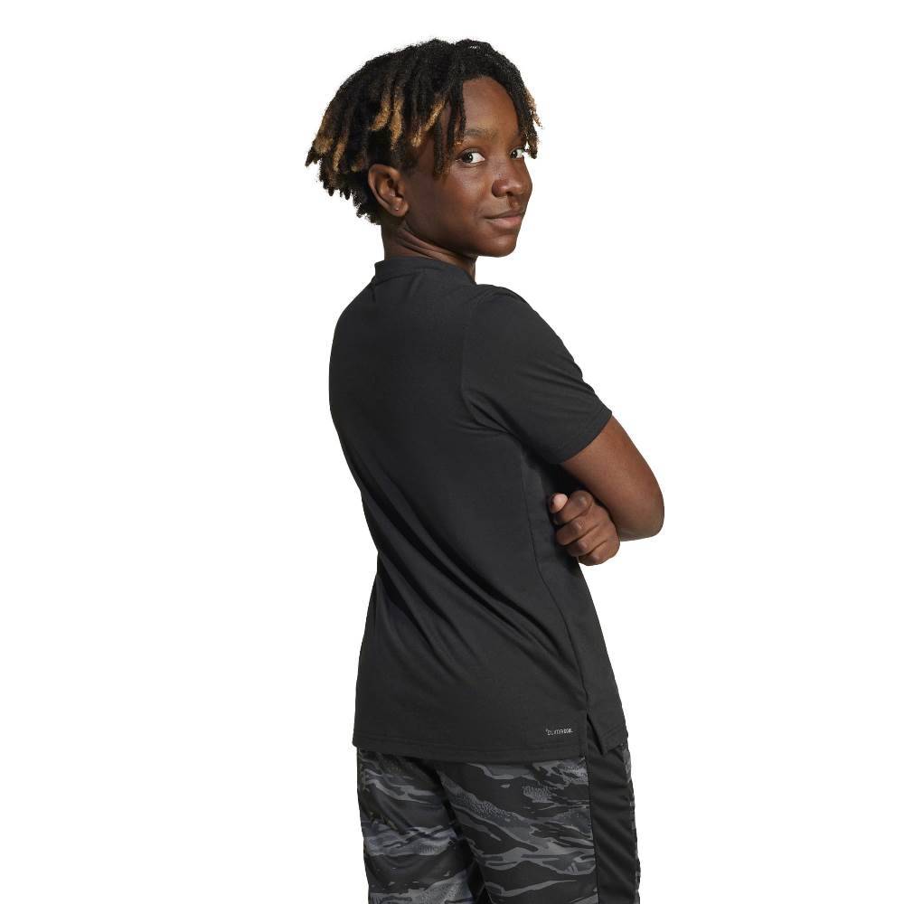 ADIDAS YOUTH TRAIN ESSENTIALS CAMO PRINT T-SHIRT