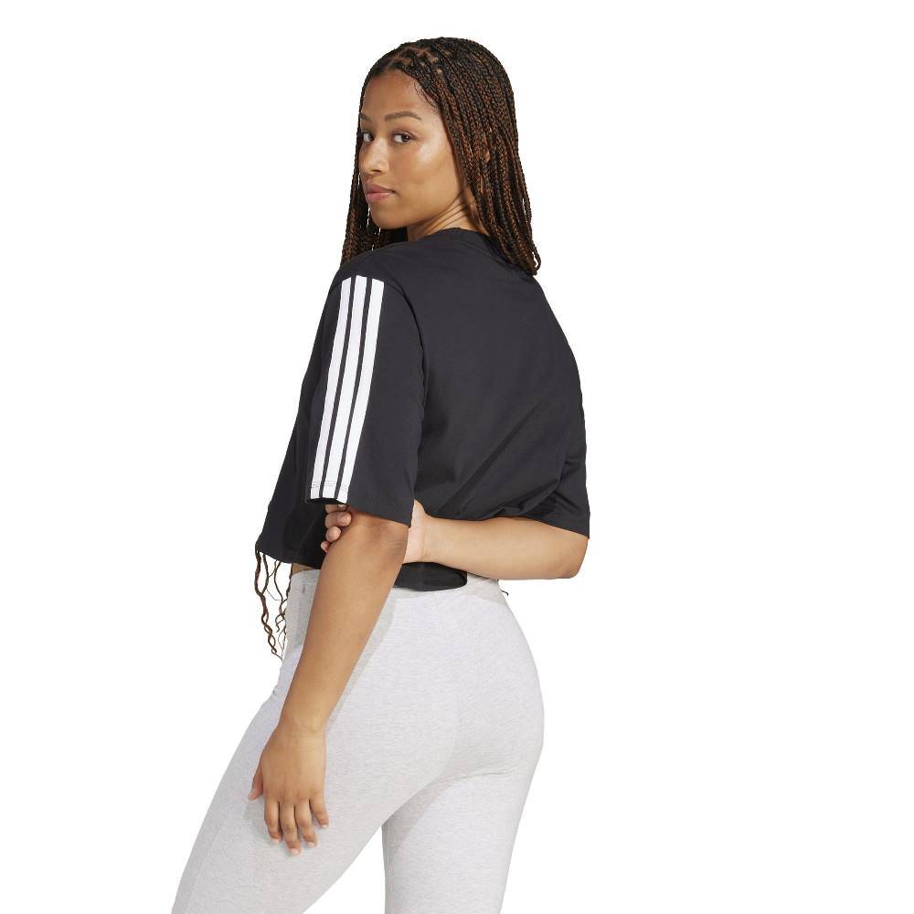 ADIDAS ESSENTIALS 3-STRIPES COTTON LOOSE T-SHIRT