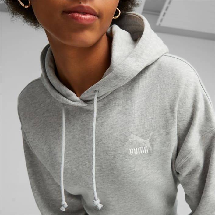 PUMA CLASSIC CROPPED HOODIE