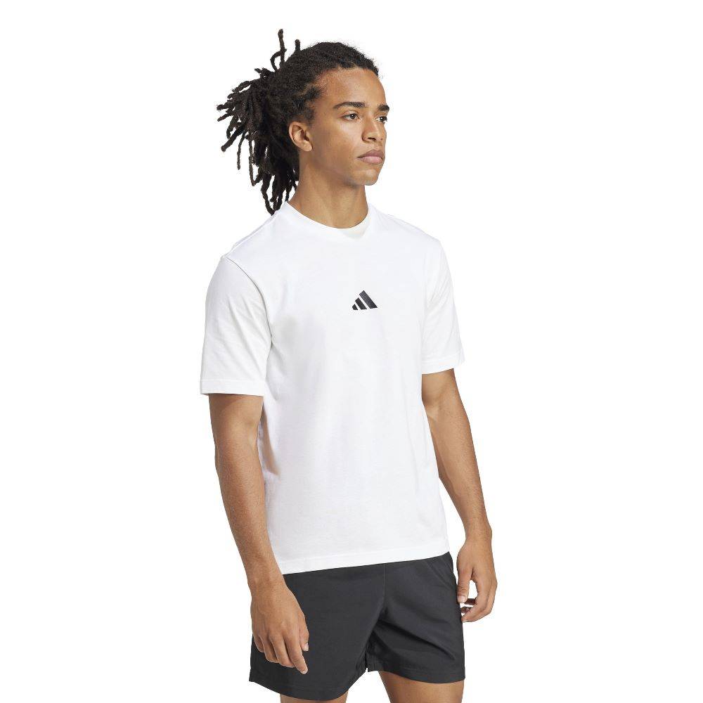 ADIDAS M ESSENTIALS SMALL LOGO SINGLE JERSEY TEE