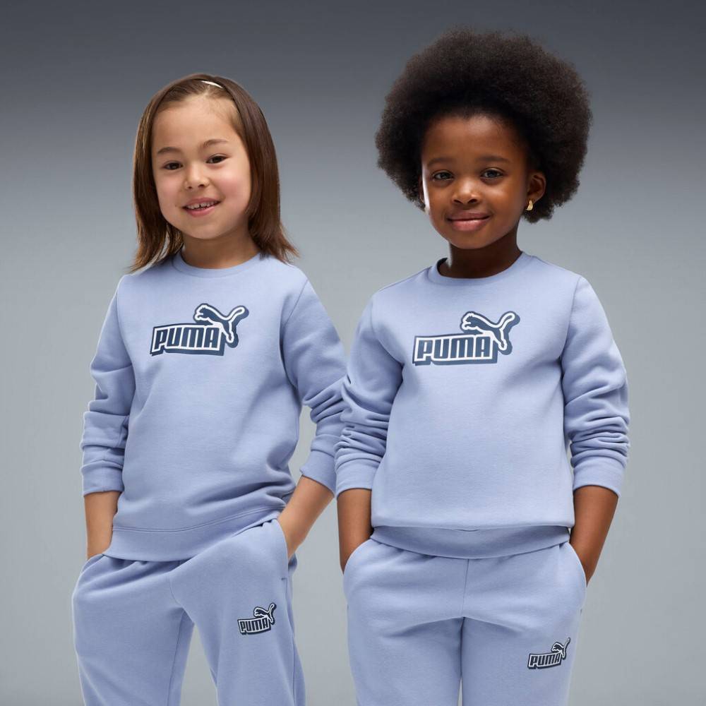 PUMA ESS LOGO LAB CREW SWEAT SUIT FL PS